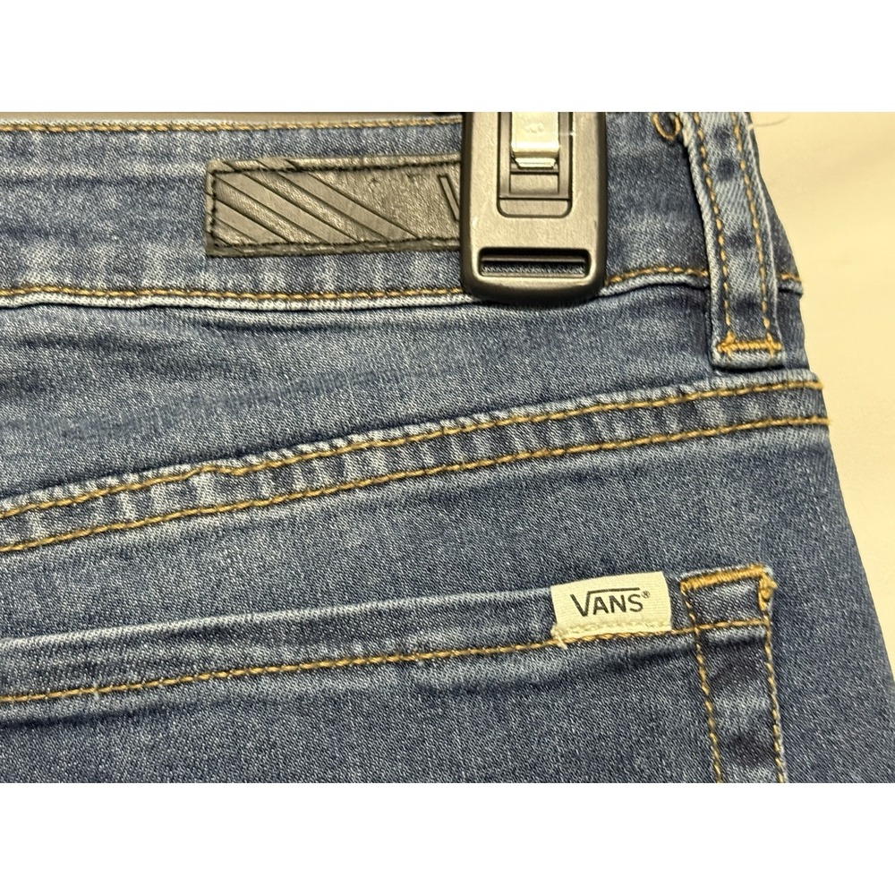 Vans Skinny Jeans Mens 30x30 Blue Distressed Stretch Denim - Picture 14 of 16